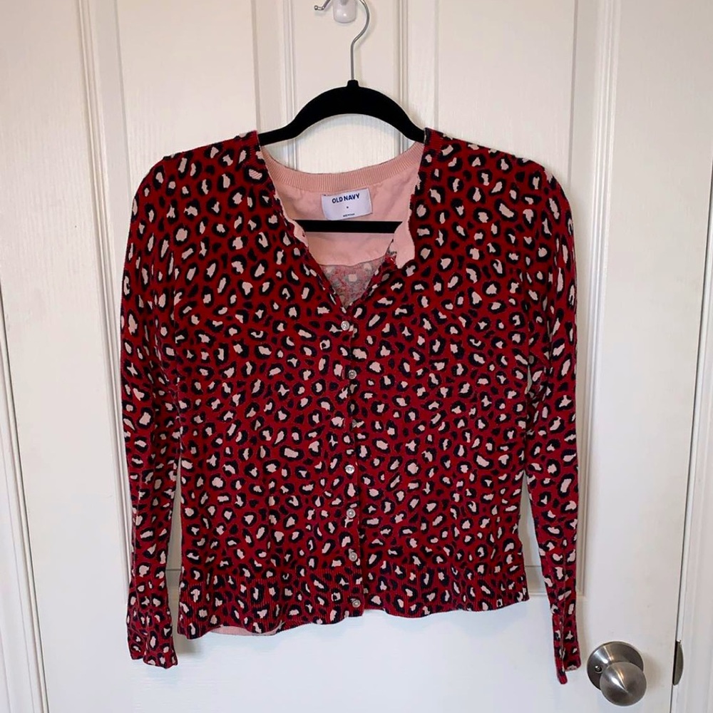 Old Navy Animal Print Sweater